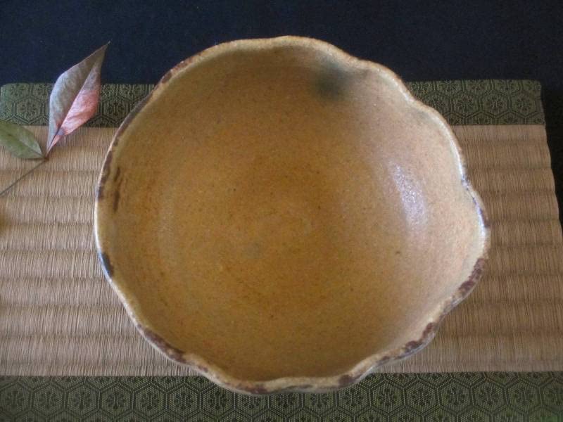 Amazon | 茶碗 浜田純理 黄瀬戸 山柿 花茶碗 (共箱) | ノーブランド品